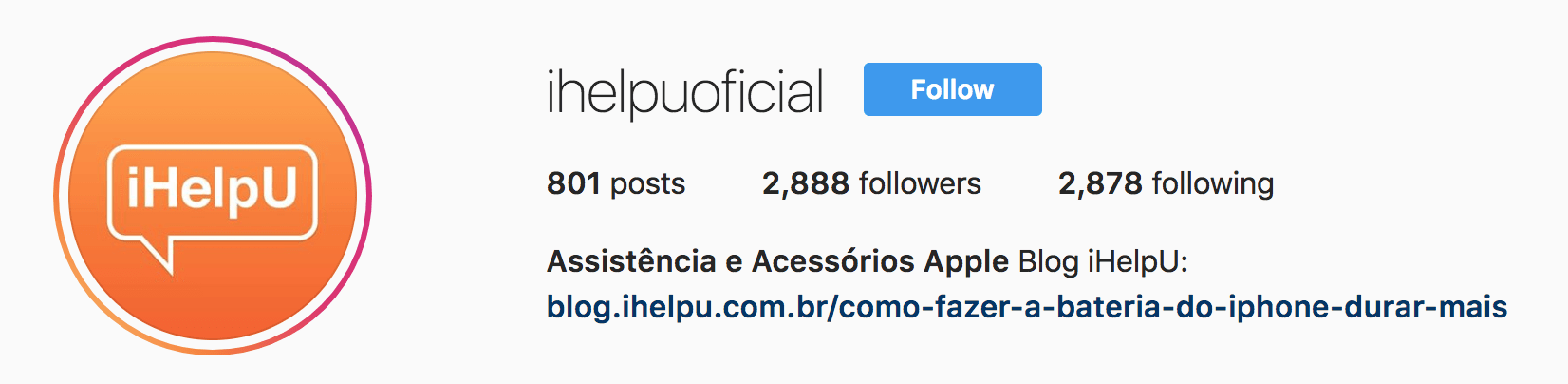 iHelpU Instagram