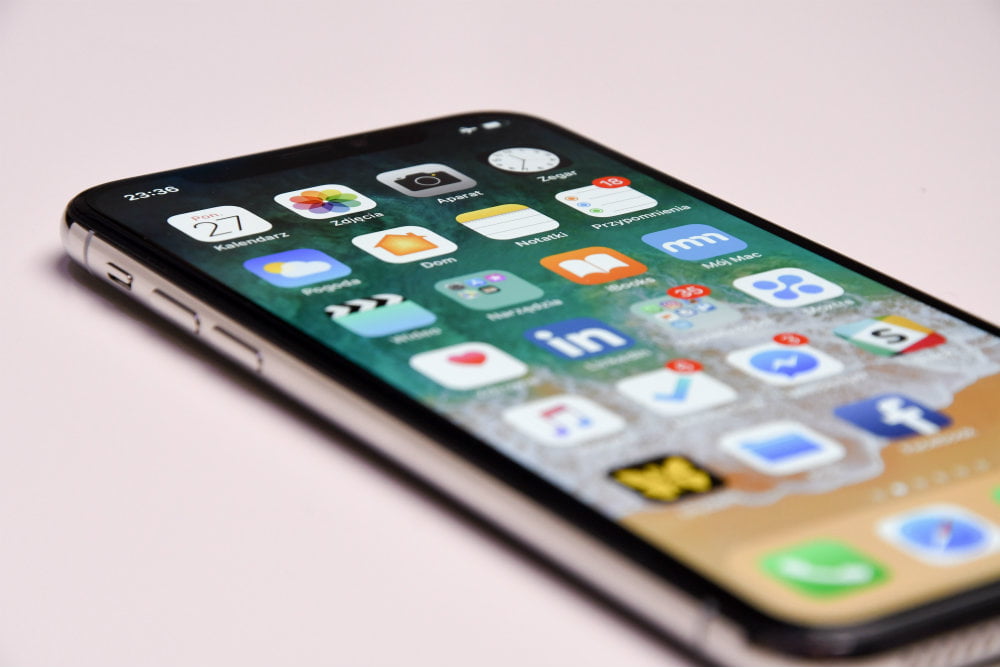 central de controle do iPhone